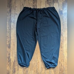 DKNY Black Elastic Waist‎ Joggers - Women's Large